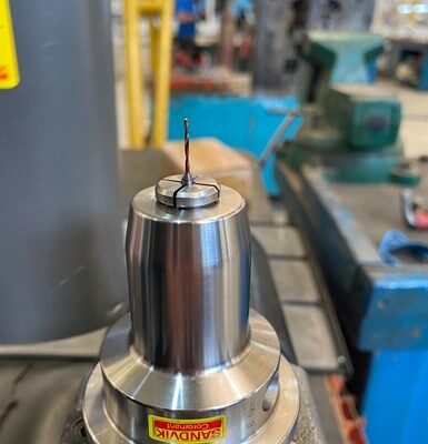 Microdrill Cuts Heat, Chip Buildup